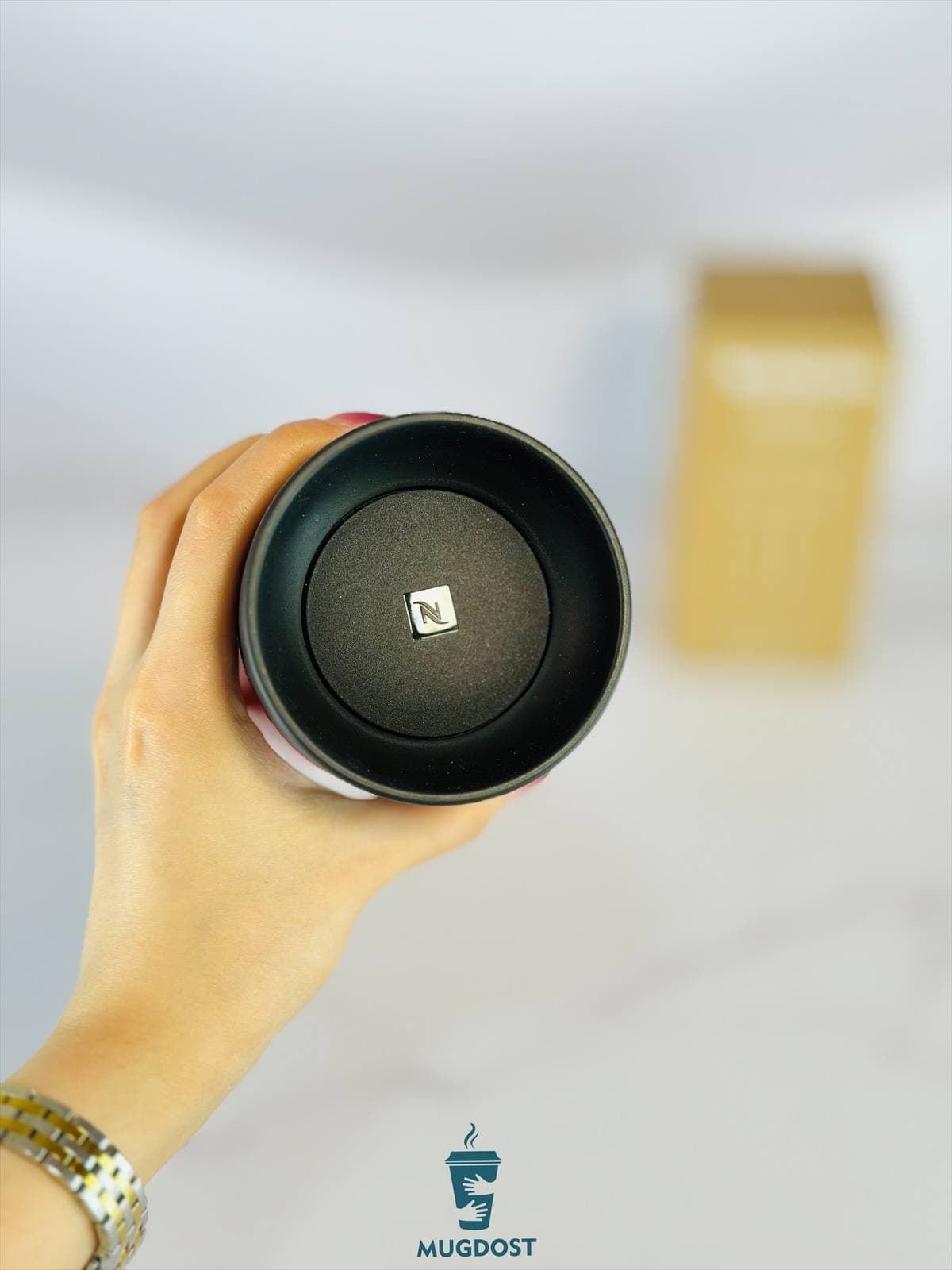 تراول ماگ نسپرسو زرشکی Nespresso nomad — تصویر ۵