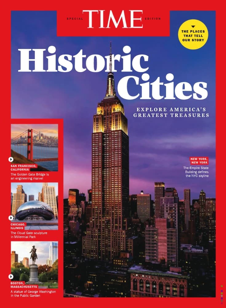 کتاب TIME Historic Cities 2025 (نسخه ویژه تایم؛ شهرهای تاریخی 2025) نسخه انگلیسی PDF | نامشخص