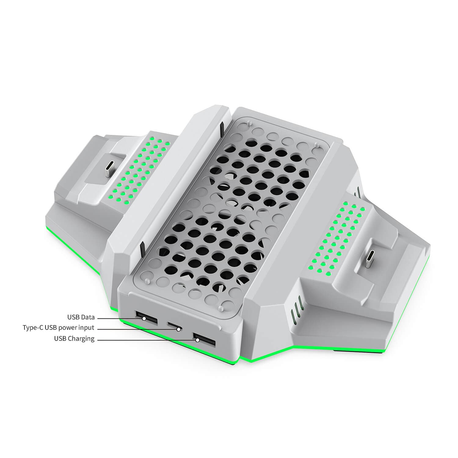 پایه خنک کننده و شارژر دابی مدل 3612 همراه باتری مناسب XBOX Series S — تصویر ۳