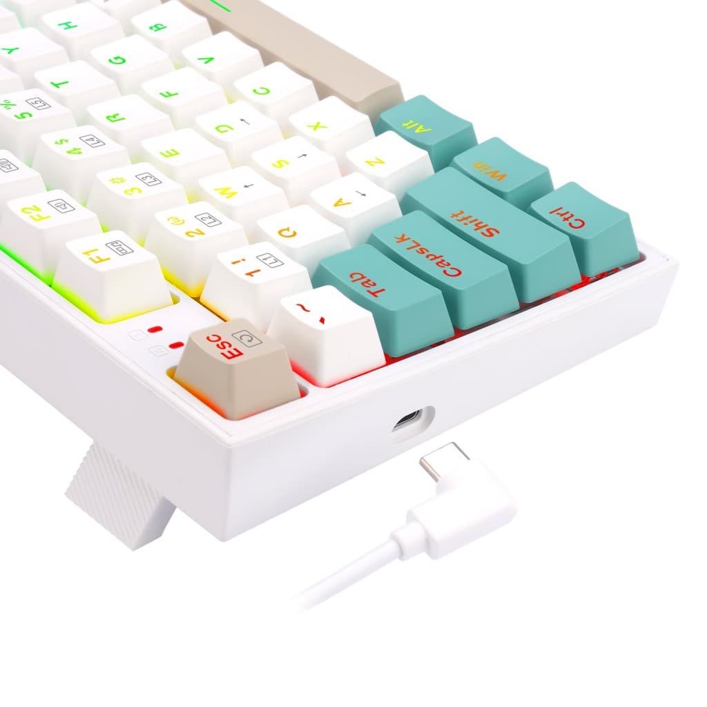 کیبورد گیمینگ ردراگون مدل K643 RGB PRO VEIGAR Brown Switch — تصویر ۵