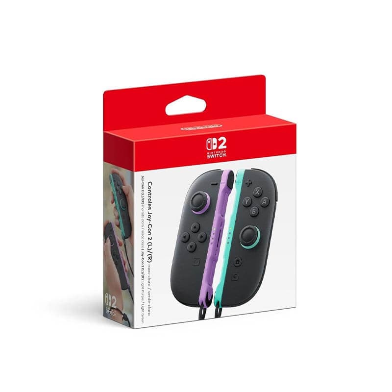 گیم پد Joy-Con 2 رنگ بنفش و سبز روشن — تصویر ۲
