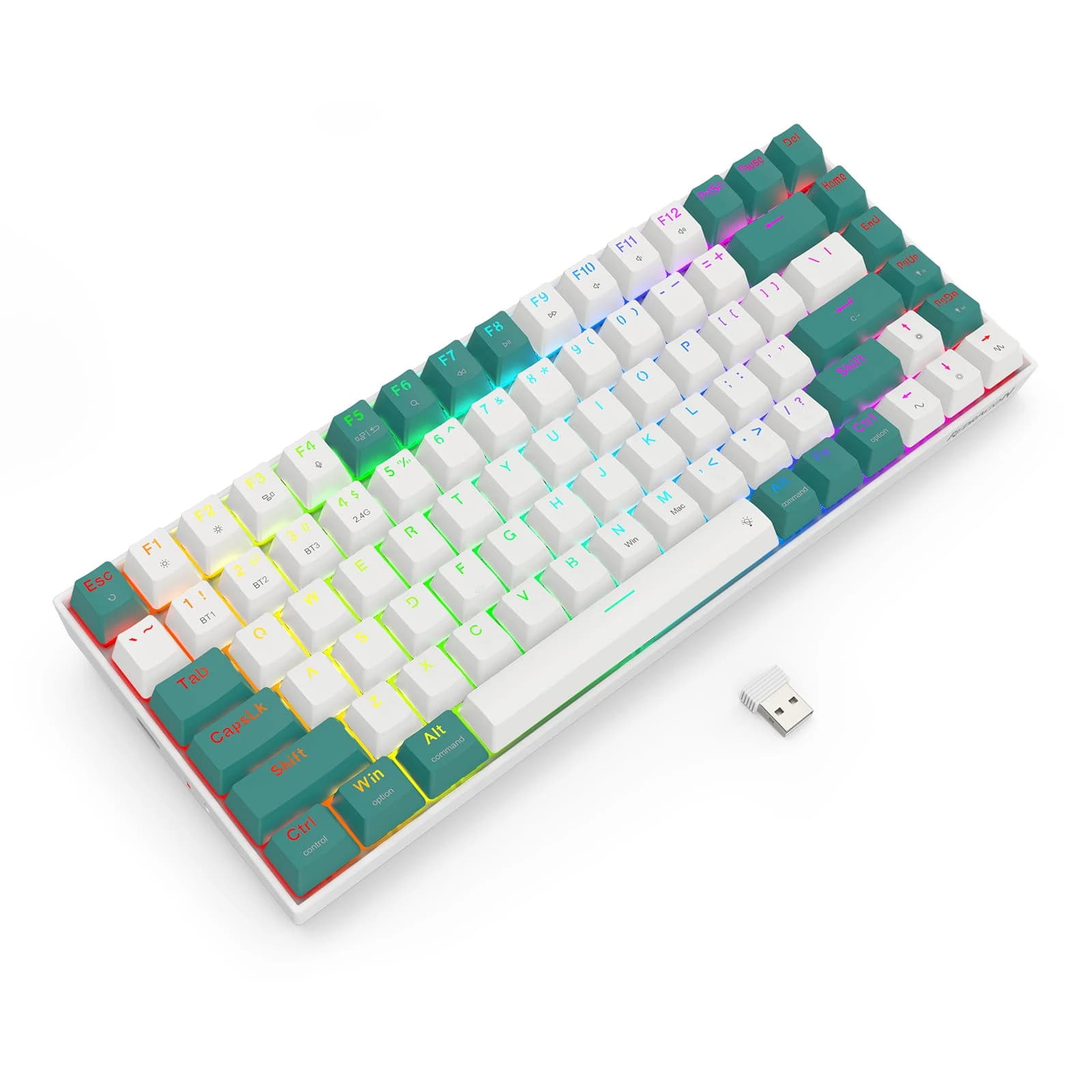 کیبورد گیمینگ بی سیم و با سیم ردراگون مدل K678 WG PRO — تصویر ۶
