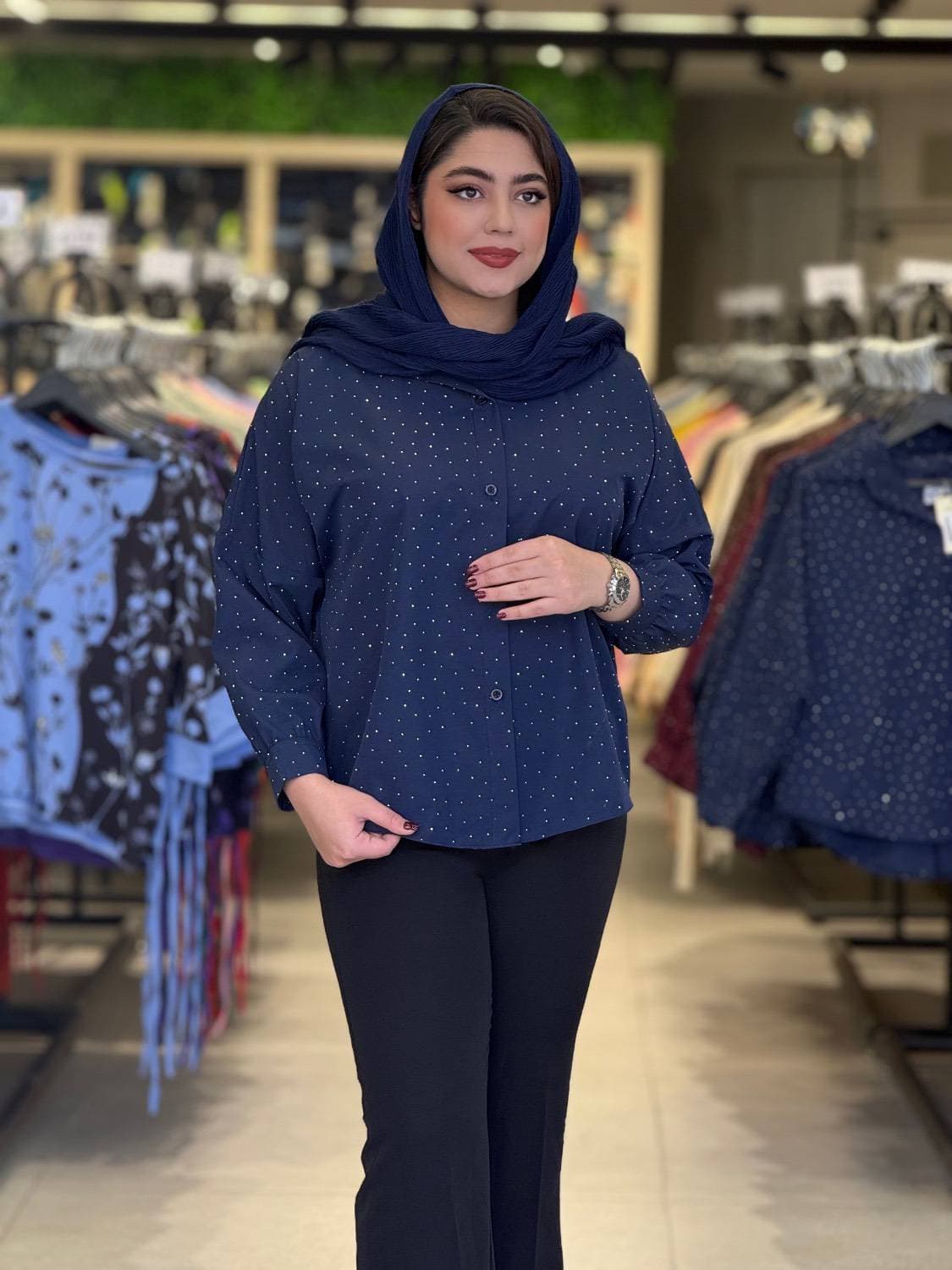 شومیز زنانه مدل خاتون — تصویر ۵