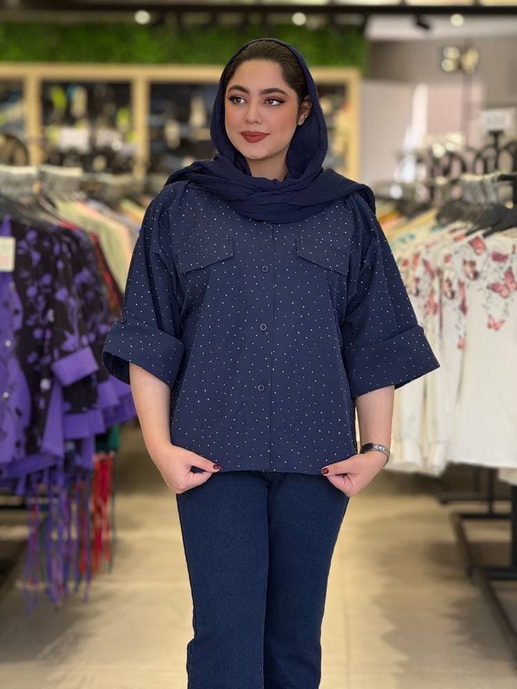 شومیز زنانه مدل سحر — تصویر ۴