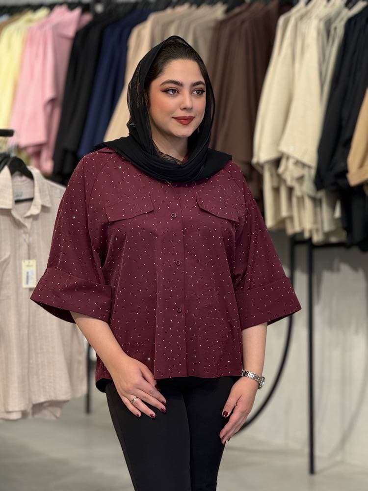 شومیز زنانه مدل سحر — تصویر ۷