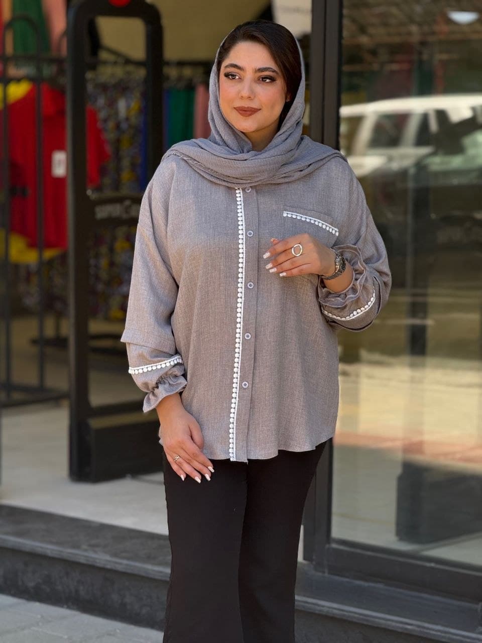 شومیز زنانه مدل ویدا — تصویر ۵