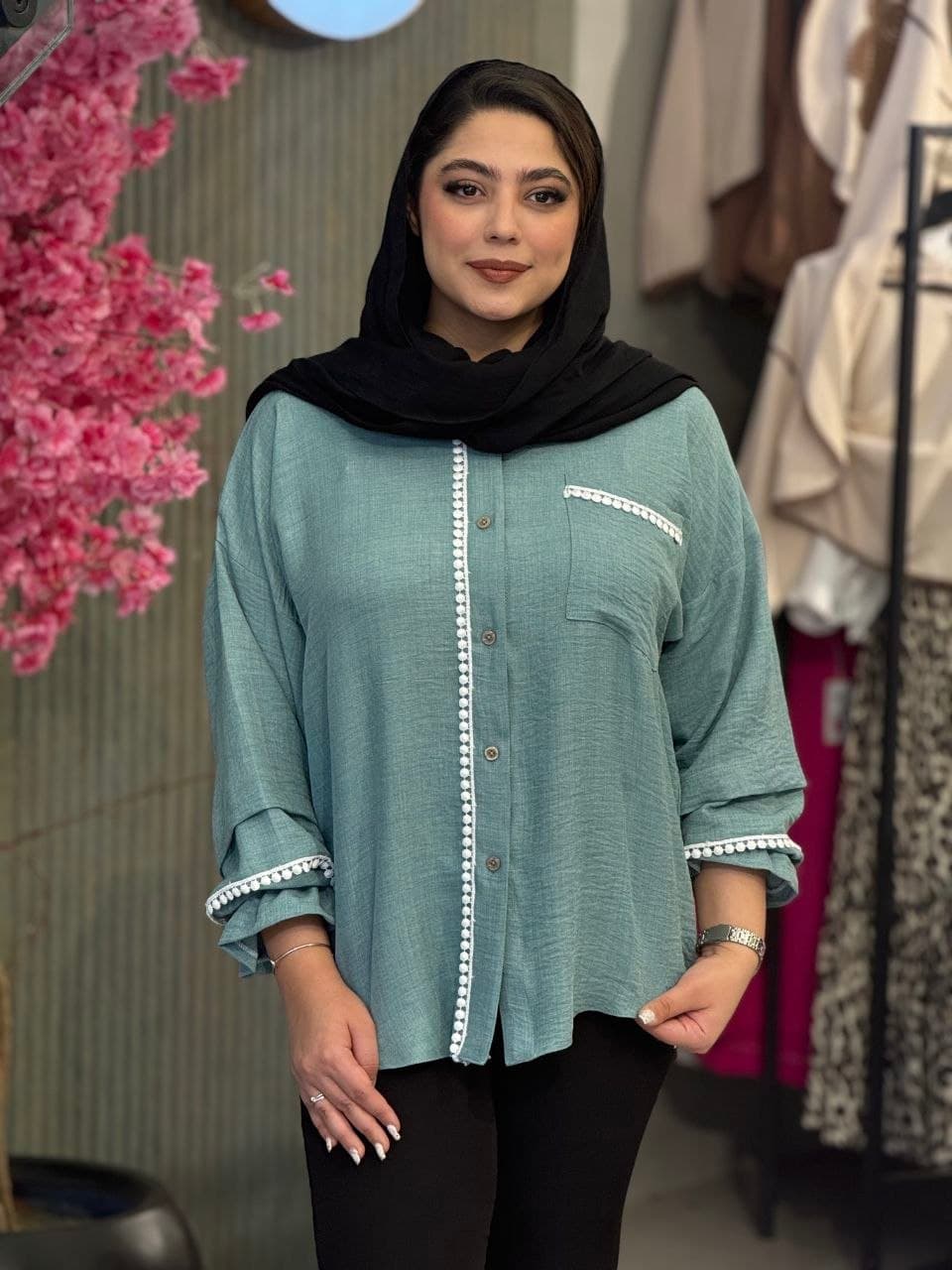 شومیز زنانه مدل ویدا — تصویر ۲