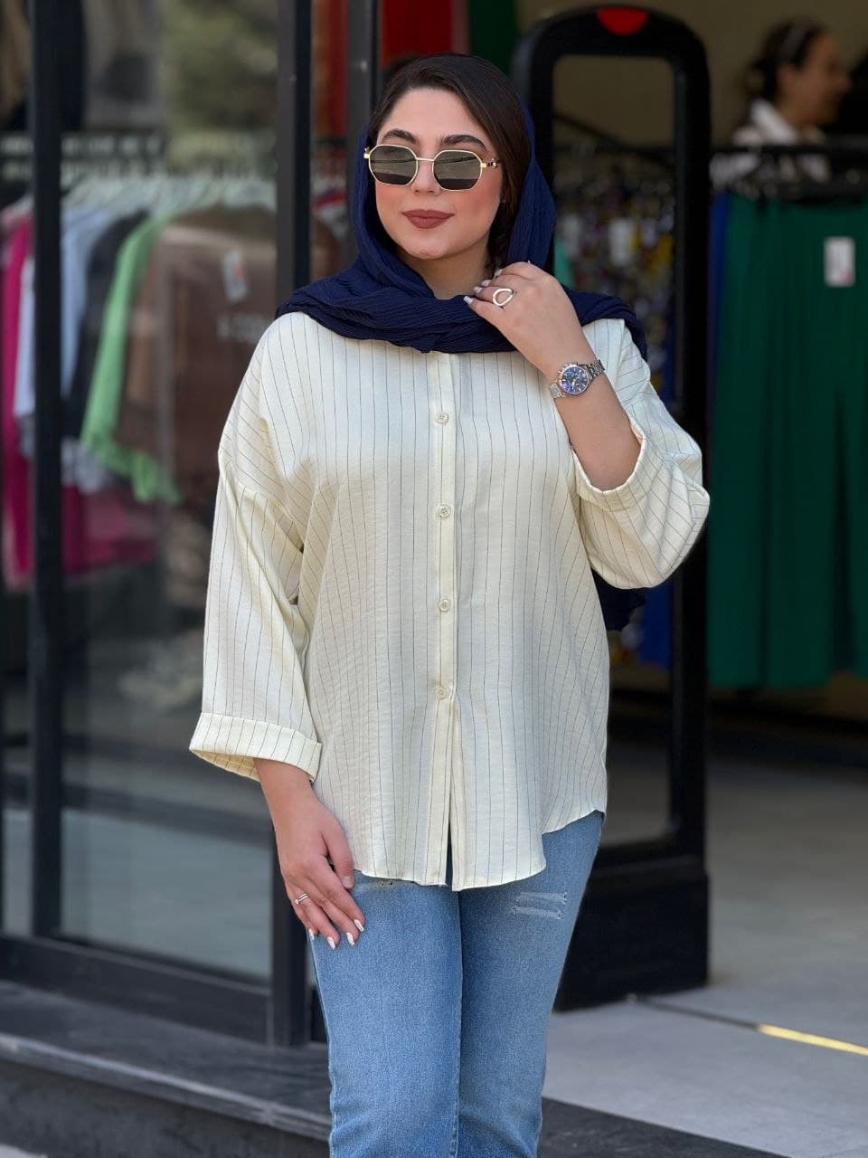شومیز زنانه مدل تینا نیو
