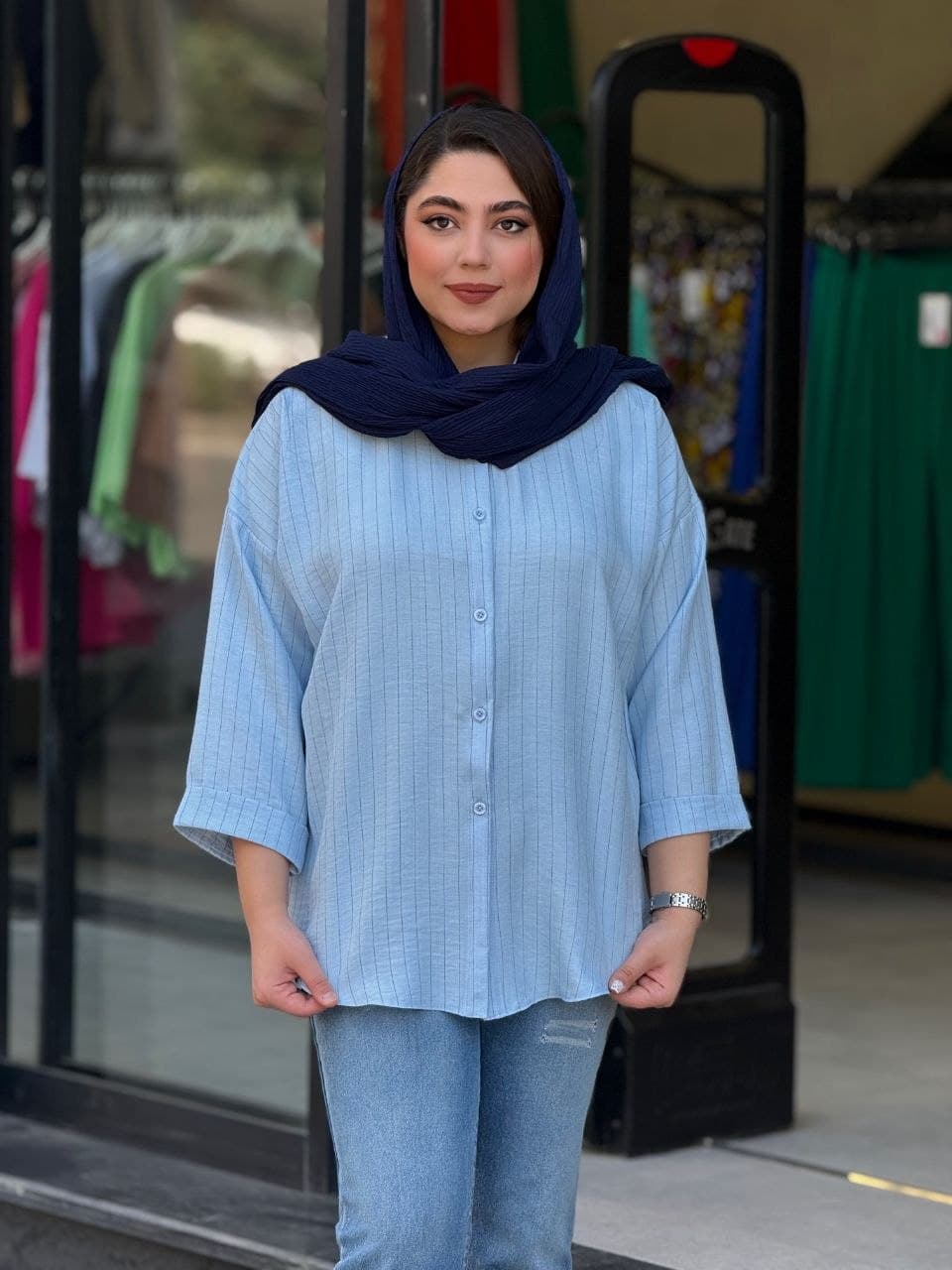 شومیز زنانه مدل تینا نیو — تصویر ۷