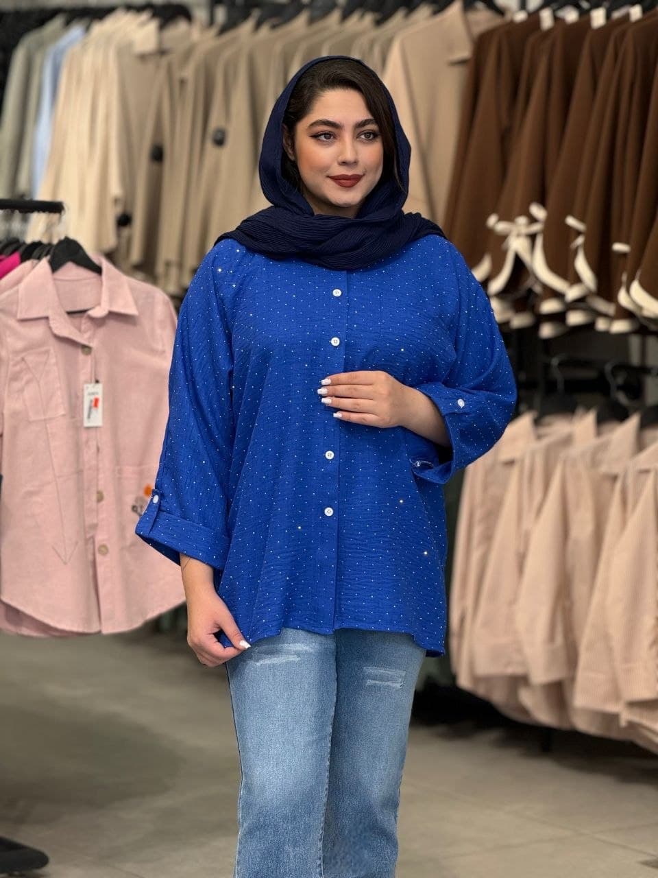 شومیز زنانه مدل نگین — تصویر ۷