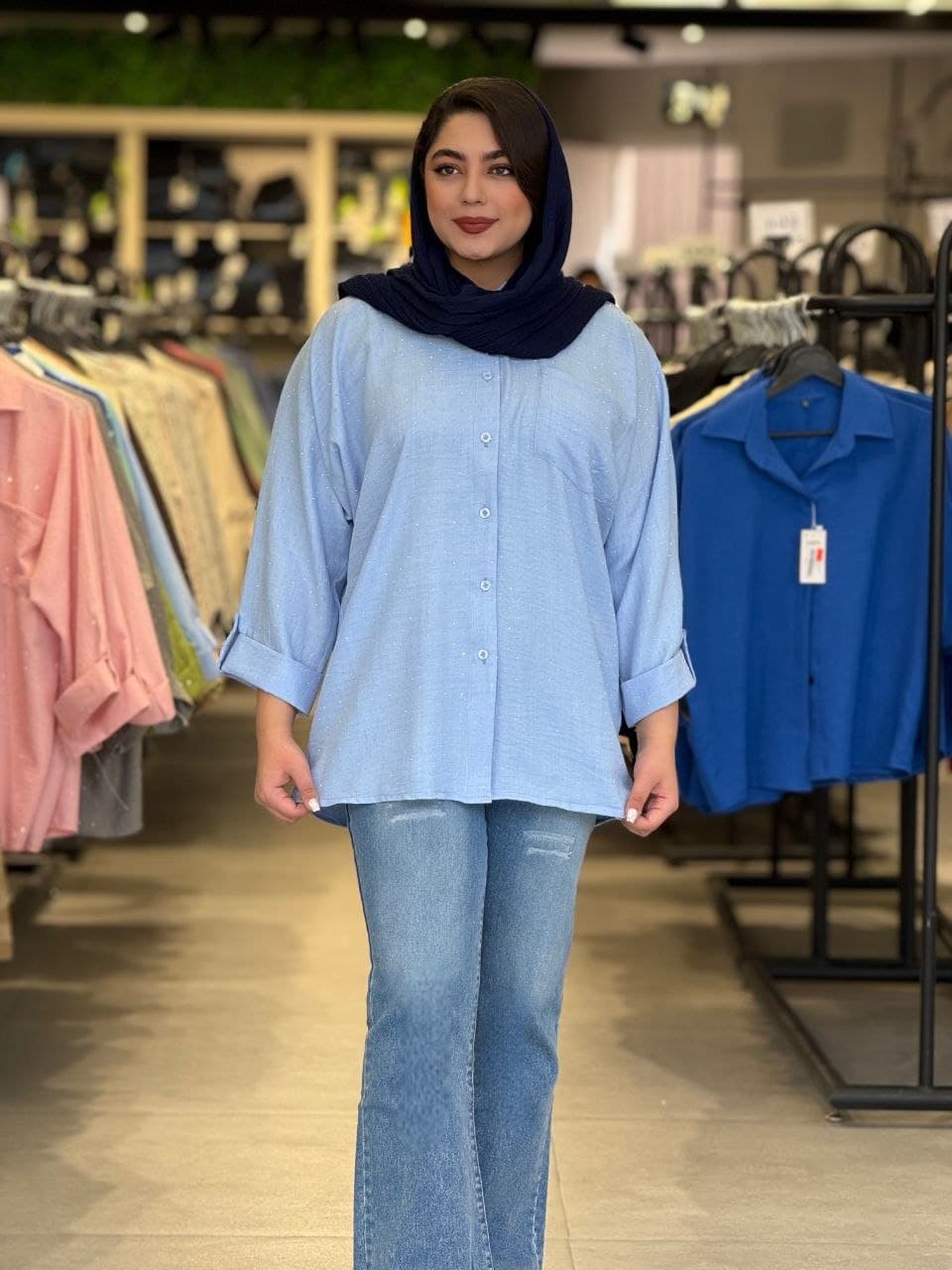 شومیز زنانه مدل نگین — تصویر ۲