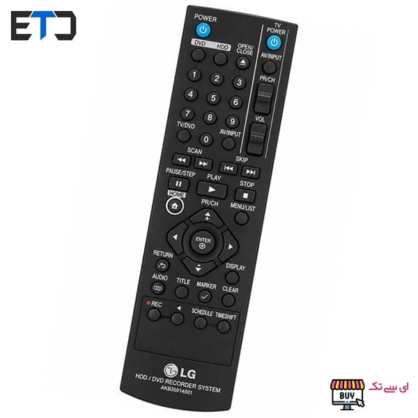 کنترل دی وی دی ال جی LG DVD HDD AKB35914501 — تصویر ۳