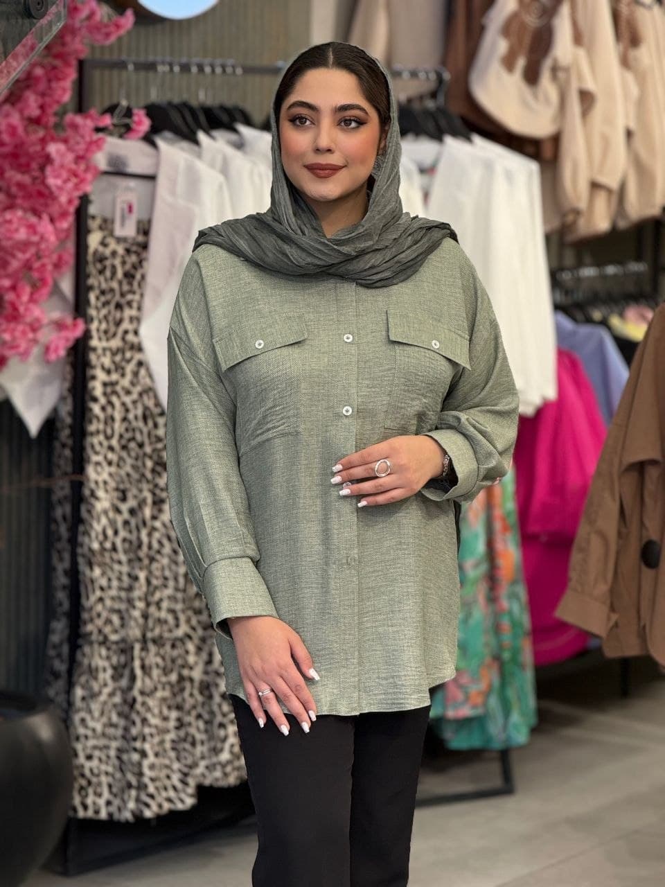 شومیز زنانه مدل لنا — تصویر ۵