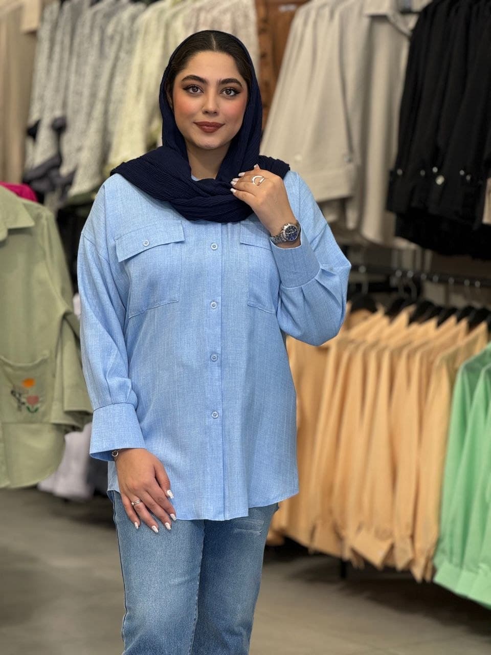 شومیز زنانه مدل لنا