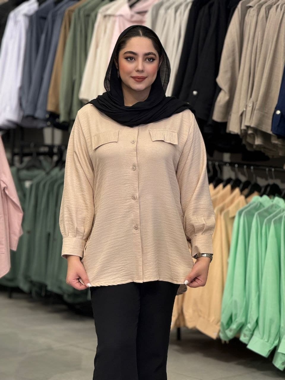 شومیز زنانه مدل مینا — تصویر ۲
