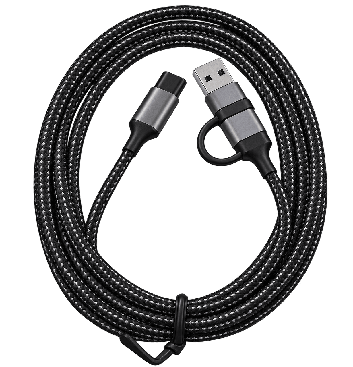 کابل شارژ ساعت هوشمند Garmin با ورودی USB-A و USB Type-C