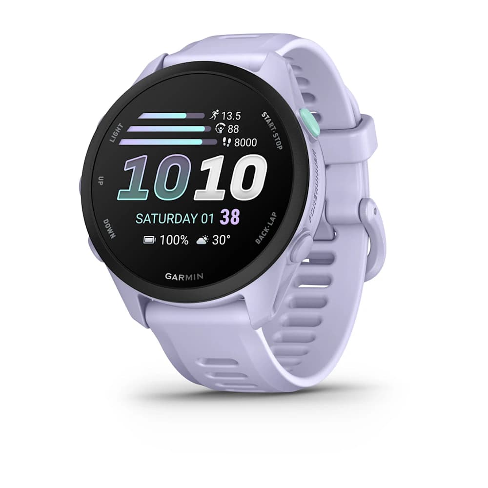 ساعت گارمین مدل GARMIN Forerunner 70 – مشکی،سفید،بنفش،زرد — تصویر ۴