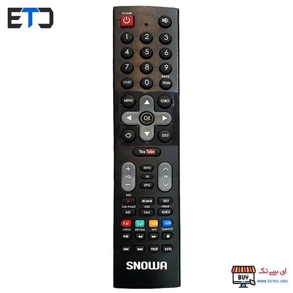 ریموت کنترل تلویزیون اسنوا مدل HOF-16K