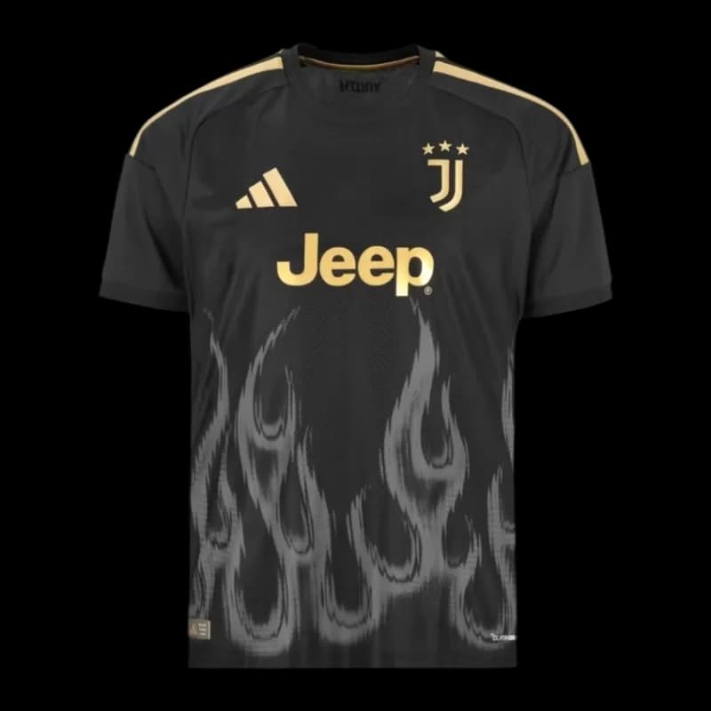 لباس سوم پلیری یوونتوس 2027 با لوگو ژله ای و تایلندی