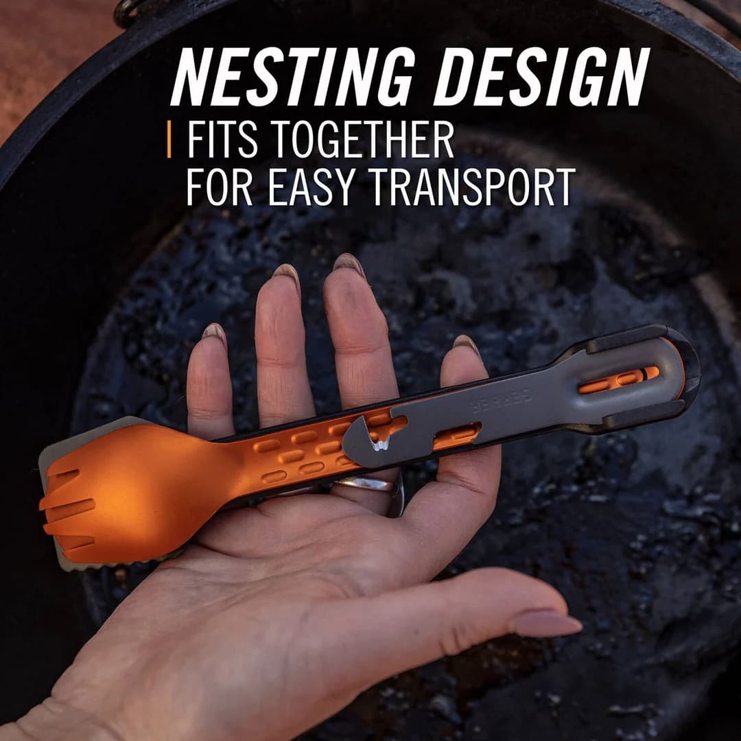 ست قاشق، چنگال و ابزار آشپزی کمپینگ گربر مدل Gerber ComplEAT Utensil Set — تصویر ۷