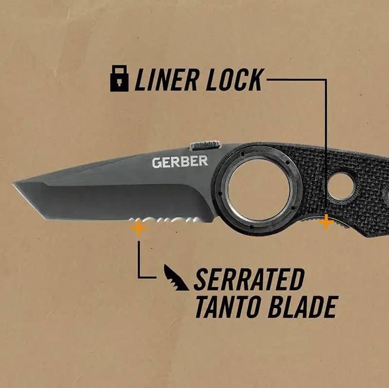 چاقوی تاشو تاکتیکال گربر مدل Gerber Remix Tactical — تصویر ۴