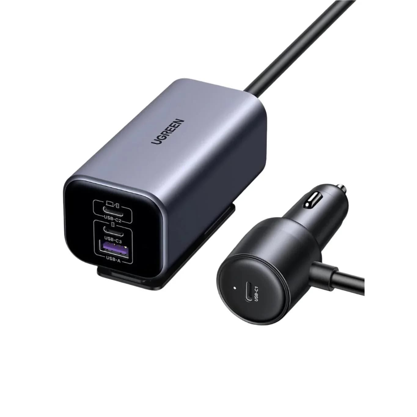 شارژر فندکی Type C 150W با فناوری PD 3.1 یوگرین مدل EC706 — تصویر ۲