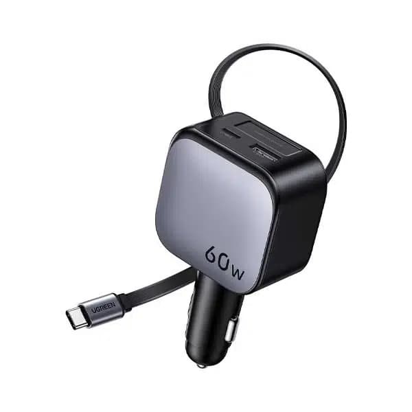 شارژر فندکی 60 وات یوگرین مدل EC602 به همراه کابل USB-C