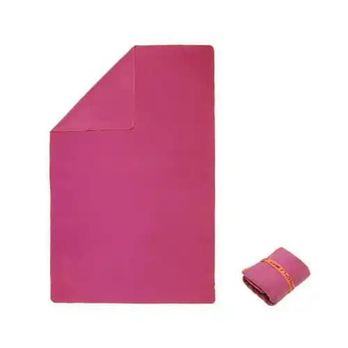 حوله استخری و ورزشی میکروفایبر نابایجی دکاتلون (بنفش) سایز لارج 80*130 سانتی متر — تصویر ۲