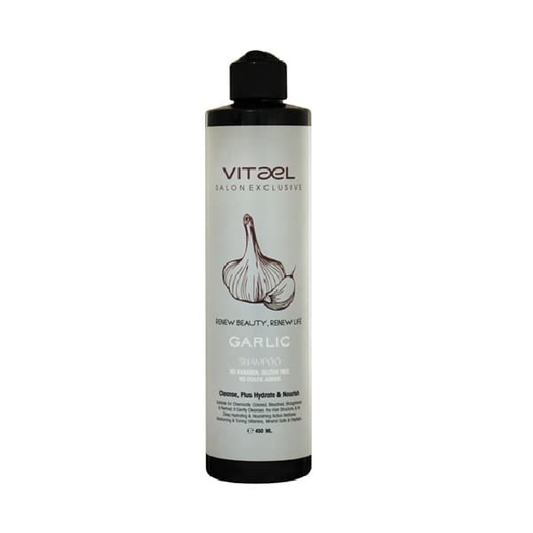 شامپو سیر ویتااِل Vitael حجم 450 میل | کنترل چربی و تقویت ریشه مو