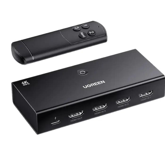 سوئیچ ۴ پورت HDMI 2.0 یوگرین مدل CM598 — تصویر ۲