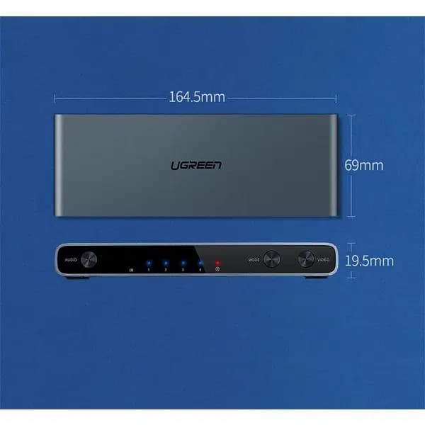 سوئیچ 1 به 4 HDMI یوگرین مدل CM201 — تصویر ۵