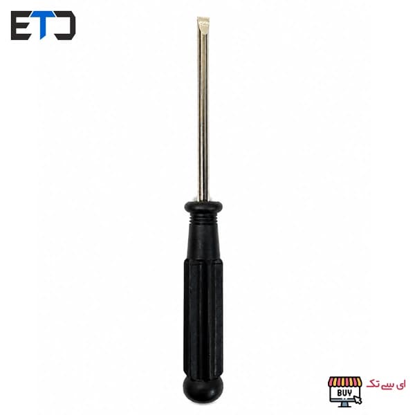 پیچ گوشتی دوسو دسته مشکی سایز متوسط
