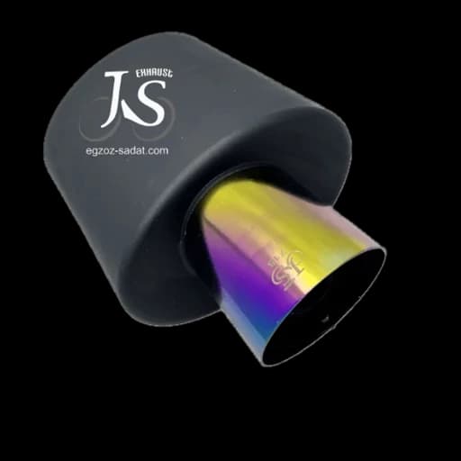منبع اگزوز 718 هاوارد سایلنسردار برند JS دو حالته با صدای بم شهری