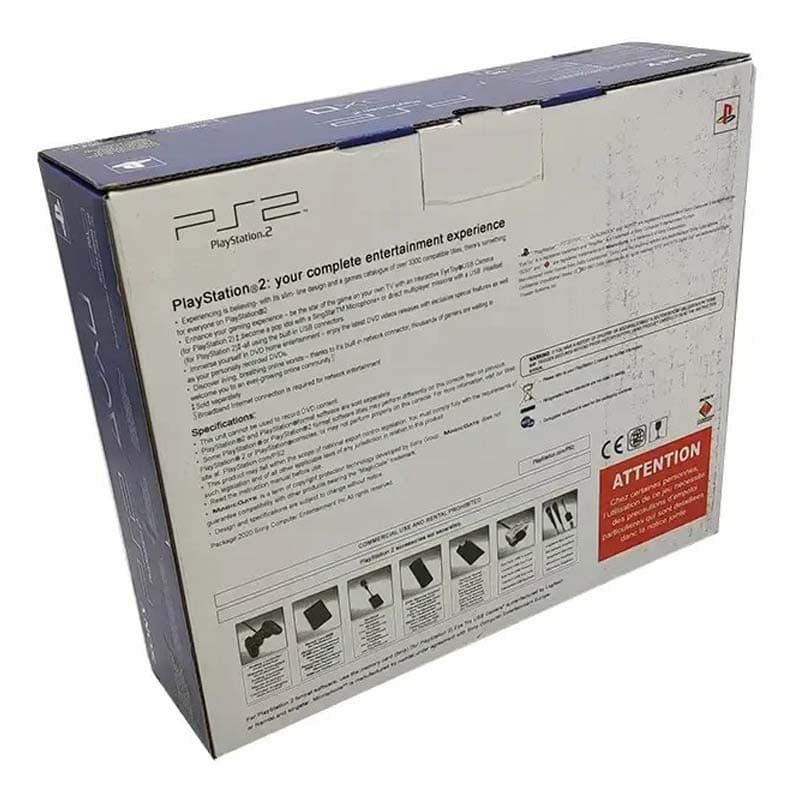 جعبه خالی کنسول پلی استیشن 2 اسلیم ا PS2 Slim Empty Box — تصویر ۲