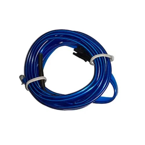 الوایر (EL-Wire) لبه دار 2 متری – رنگ های متنوع – دارای ترانس 12 ولت — تصویر ۸