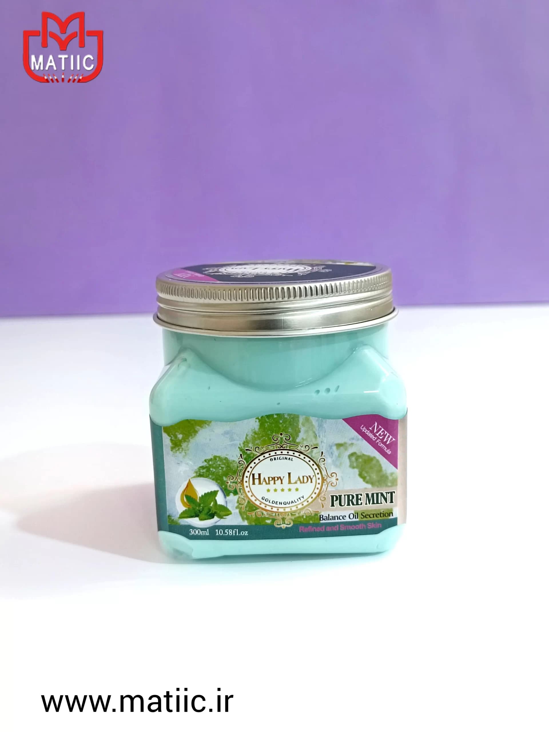 ماسک صورت نعناع مدل هپی لیدی 300ml