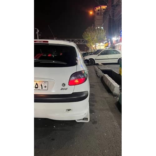 چراغ خطر(عقب) دودی پژو 206 و 207 کیفیت بالا ظاهر اسپرت — تصویر ۳