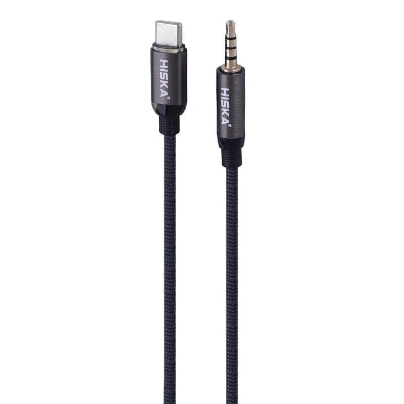 کابل تبدیل Type-C به AUX هیسکا مدل W50 طول 1 متر — تصویر ۲