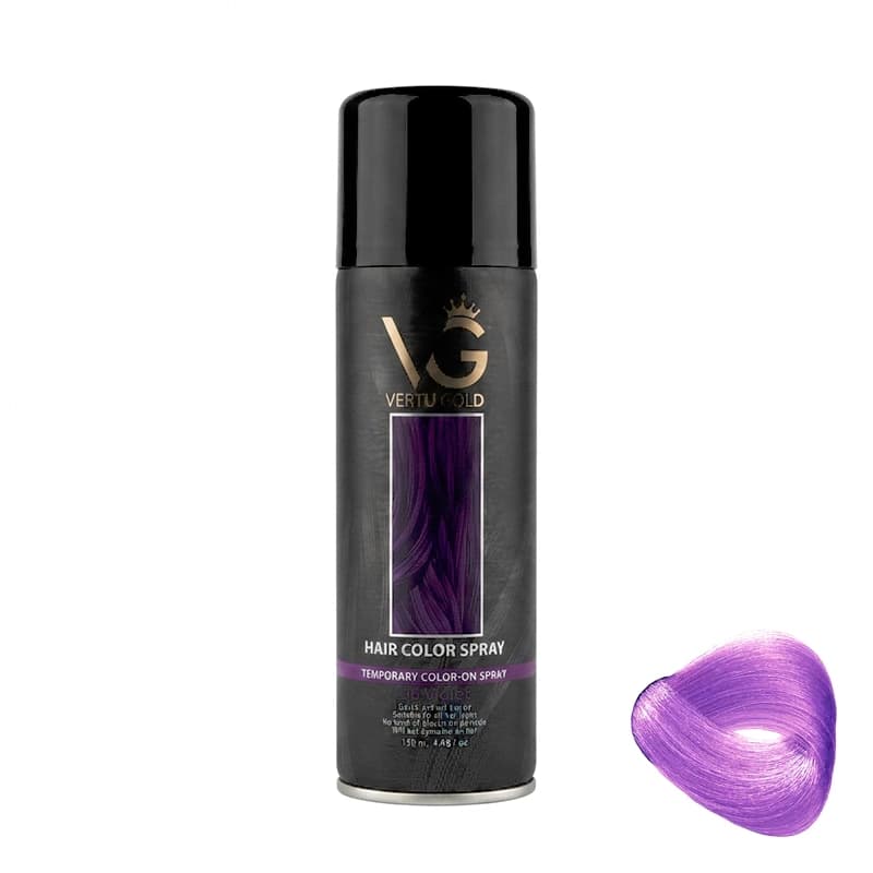 اسپری رنگ مو بنفش ورتوگلد VERTU GOLD مدل 06 Violet حجم 150 میلی لیتر