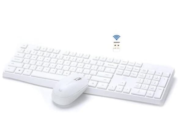 ست موس و کیبورد بی سیم HP CS10 اورجینال نو مشکی — تصویر ۹