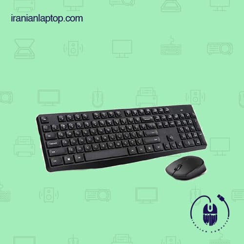 ست موس و کیبورد بی سیم HP CS10 اورجینال نو مشکی