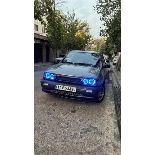 چراغ جلو دبل پراید (نئون سفید، تک رنگ، فلکسی، مولتی کالر) نسوز و گارانتی اصلی — تصویر ۲