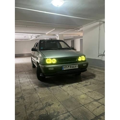 چراغ جلو دبل پراید (نئون سفید، تک رنگ، فلکسی، مولتی کالر) نسوز و گارانتی اصلی — تصویر ۳