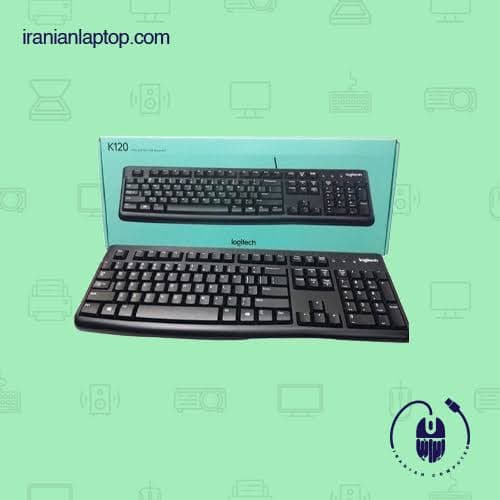 کیبورد سیمی اورجینال لاجیتک Logitech K120 استوک