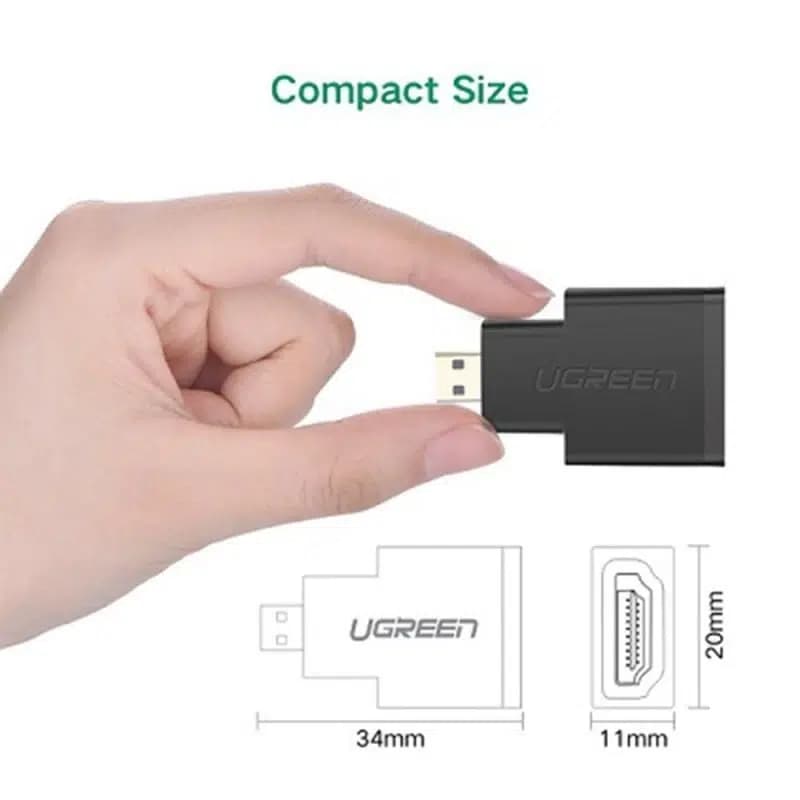 مبدل Micro HDMI به HDMI یوگرین مدل 20106 — تصویر ۵
