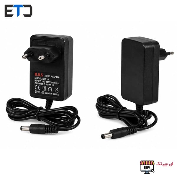 آداپتور 7.5 ولت 1 آمپر فیش وینگویی 1.35mm — تصویر ۲