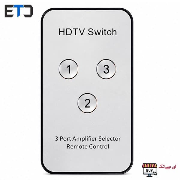 سوئیچ 3 پورت 1به 3 HDMI مدل UH-301 با رزولوشن 4K — تصویر ۳