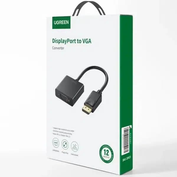 مبدل DisplayPort به VGA یوگرین مدل DP109 — تصویر ۳