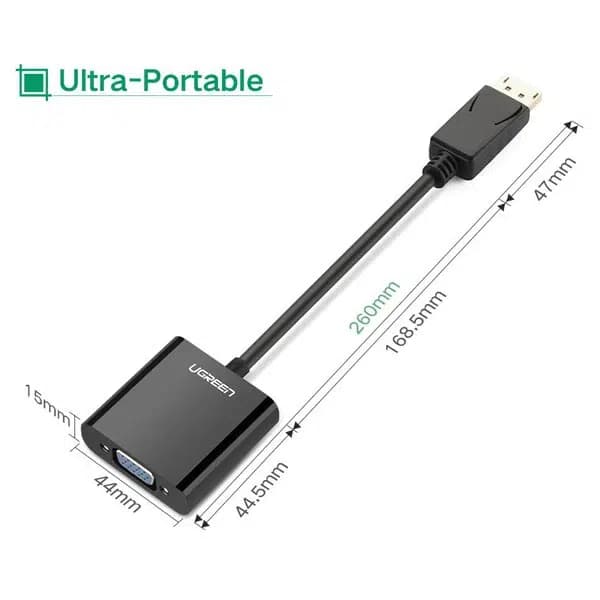مبدل DisplayPort به VGA یوگرین مدل DP109 — تصویر ۵