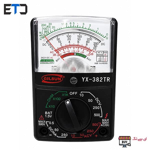 مولتی متر عقربه ای آنالوگ XY-382TR — تصویر ۲